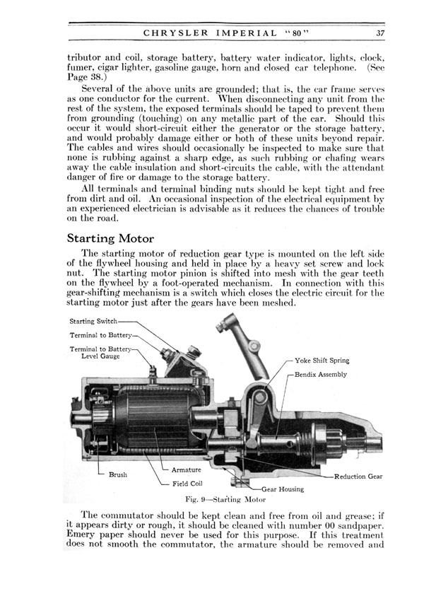 1926 Chrysler Imperial 80 Operators Manual Page 2